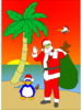 Beached Santa Image